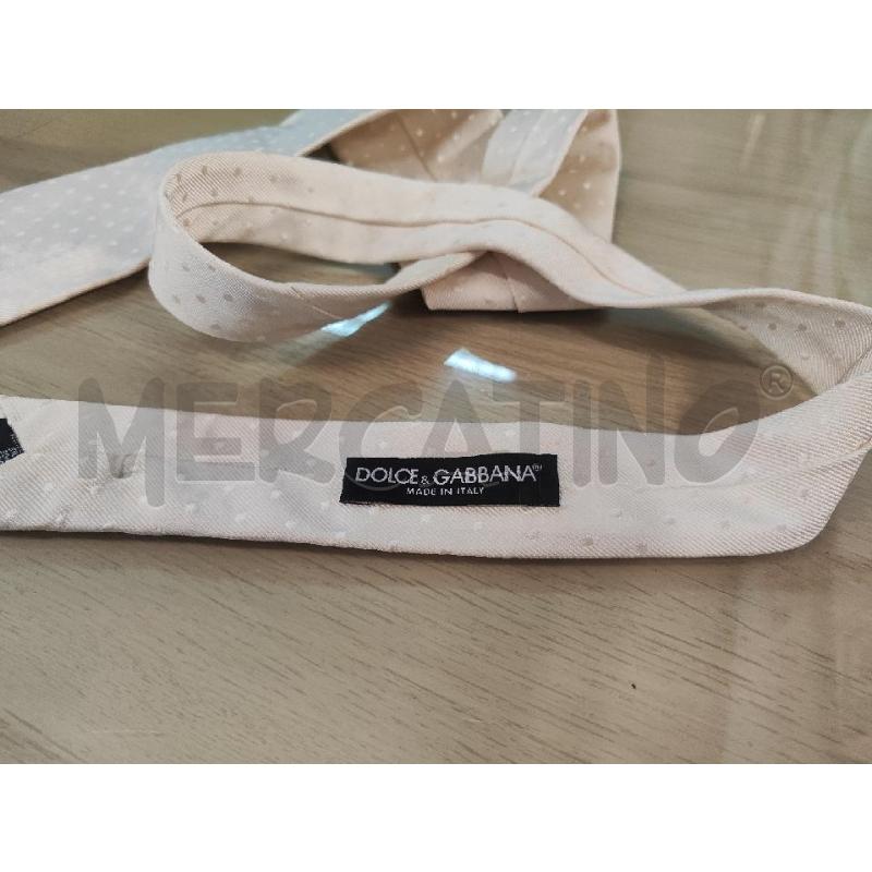 CRAVATTA DOLCE&GABBANA PANNA POIS  | Mercatino dell'Usato Vinci - fraz. sovigliana 3