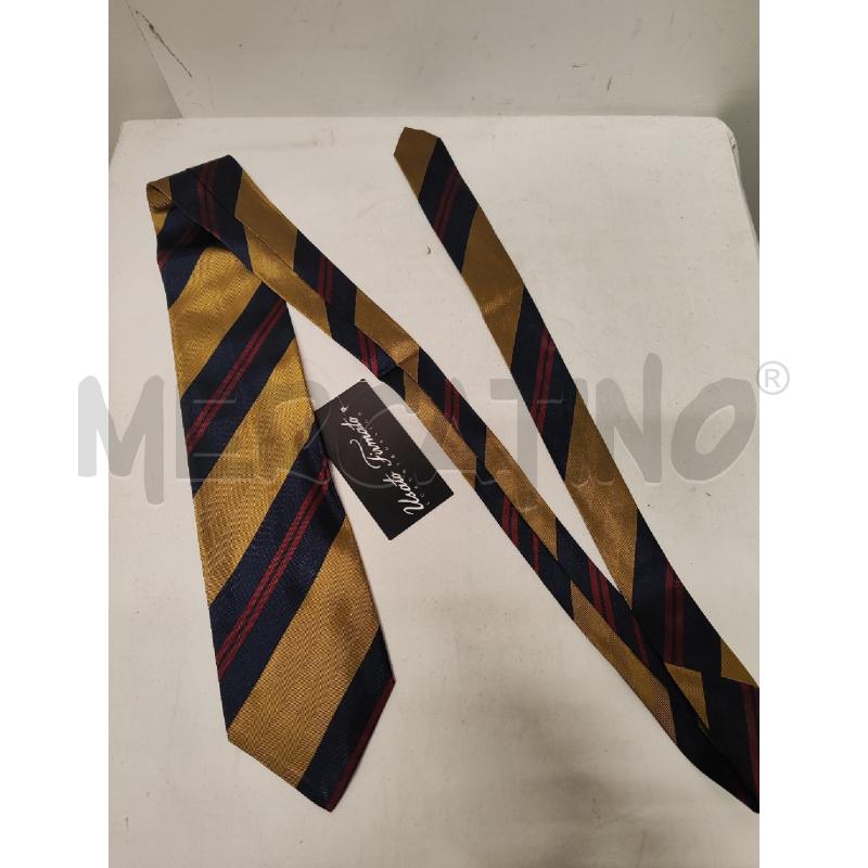CRAVATTA FENDI BALZE ORO BLU RIGHE ROSSE | Mercatino dell'Usato Vinci - fraz. sovigliana 1