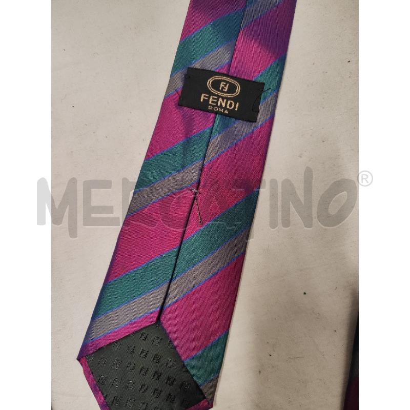 CRAVATTA FENDI BALZE ROSA VERDI | Mercatino dell'Usato Vinci - fraz. sovigliana 3