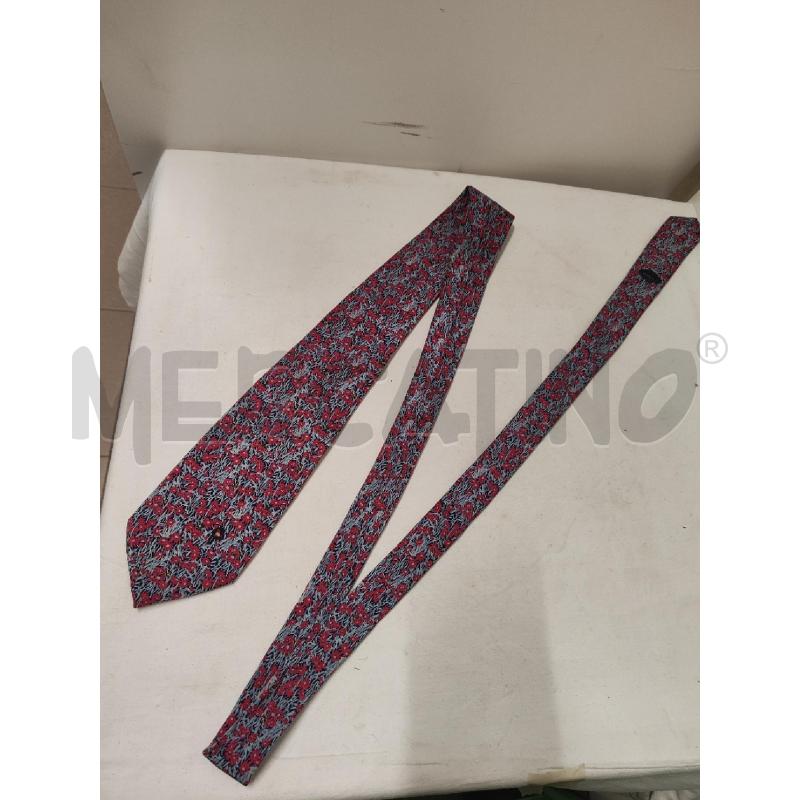 CRAVATTA FENDI BLU AVIO FIORELLINI ROSSI | Mercatino dell'Usato Vinci - fraz. sovigliana 1