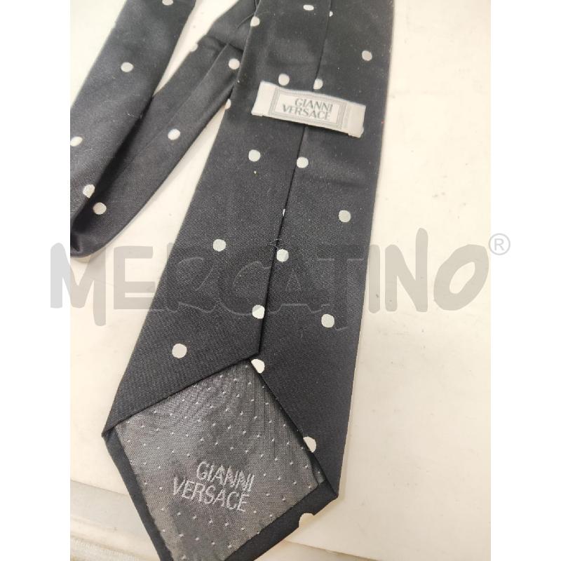CRAVATTA GIANNI VERSACE NERA POIS NUOPVA | Mercatino dell'Usato Vinci - fraz. sovigliana 2