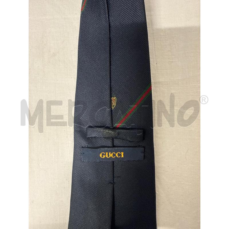 CRAVATTA GUCCIU BLU CON STEMMA | Mercatino dell'Usato Vinci - fraz. sovigliana 2