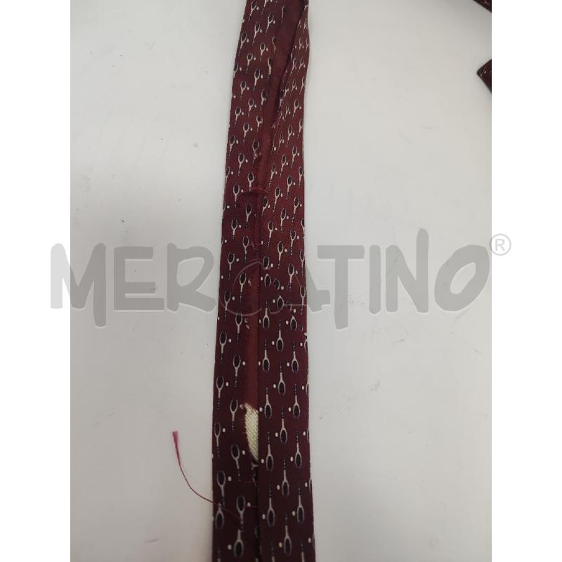 CRAVATTA GUCCI BORDEAUX RACCHETTE | Mercatino dell'Usato Vinci - fraz. sovigliana 4