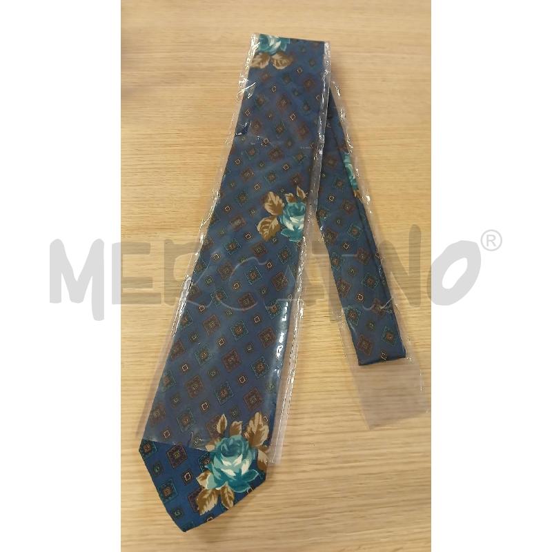 CRAVATTA KENZO PARIS BLU ROMBI E FIORI NUOVA | Mercatino dell'Usato Vinci - fraz. sovigliana 1