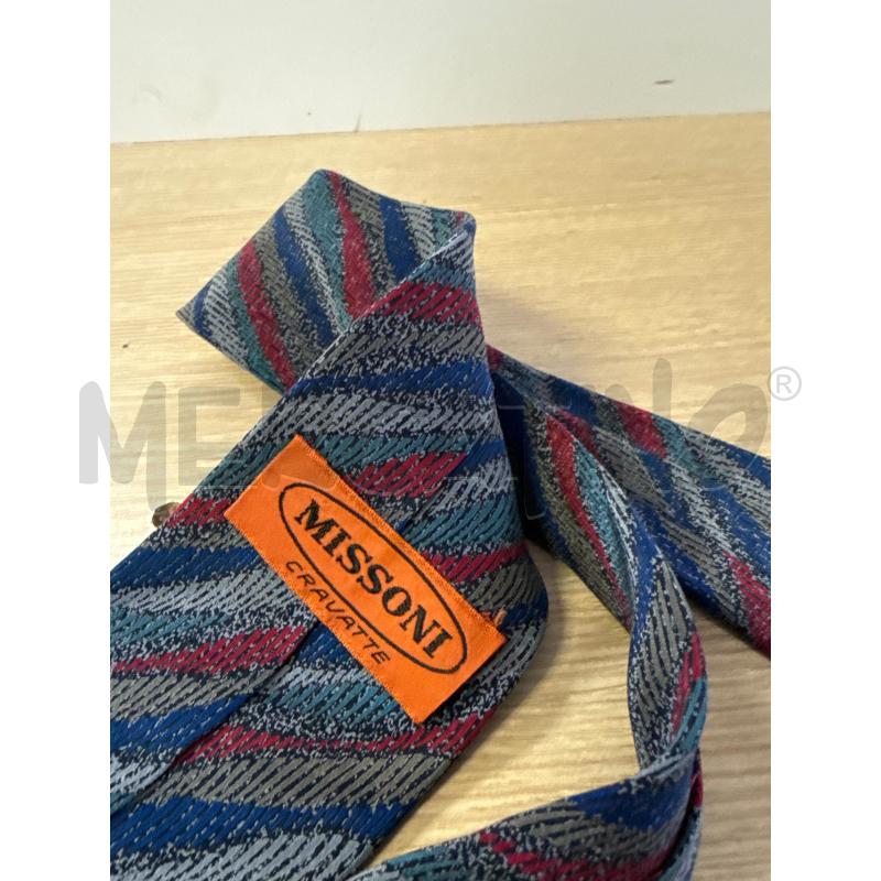 CRAVATTA MISSONI BLU VERDE ROSSA | Mercatino dell'Usato Vinci - fraz. sovigliana 2