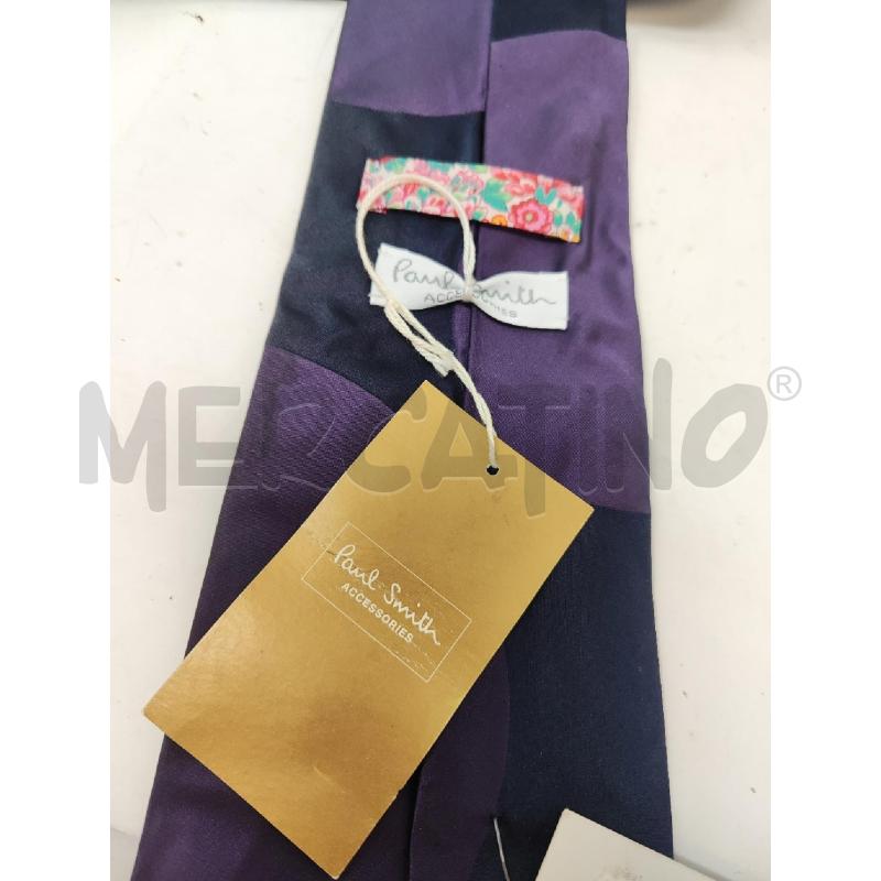 CRAVATTA PAUL SMITH VIOLA BLU NUOVA | Mercatino dell'Usato Vinci - fraz. sovigliana 4