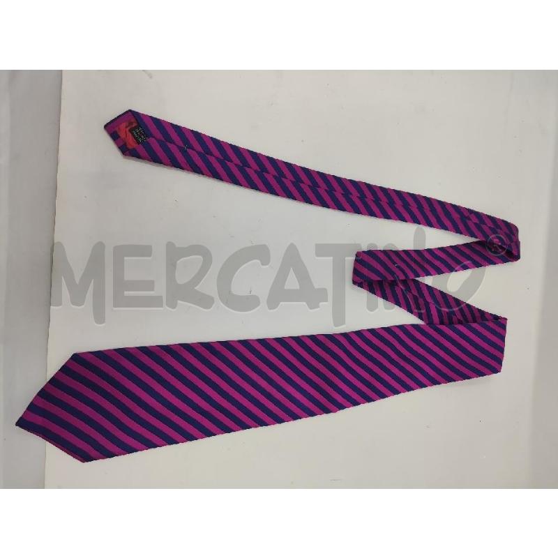 CRAVATTA SMITH RIGHE ROSA BLU | Mercatino dell'Usato Vinci - fraz. sovigliana 1