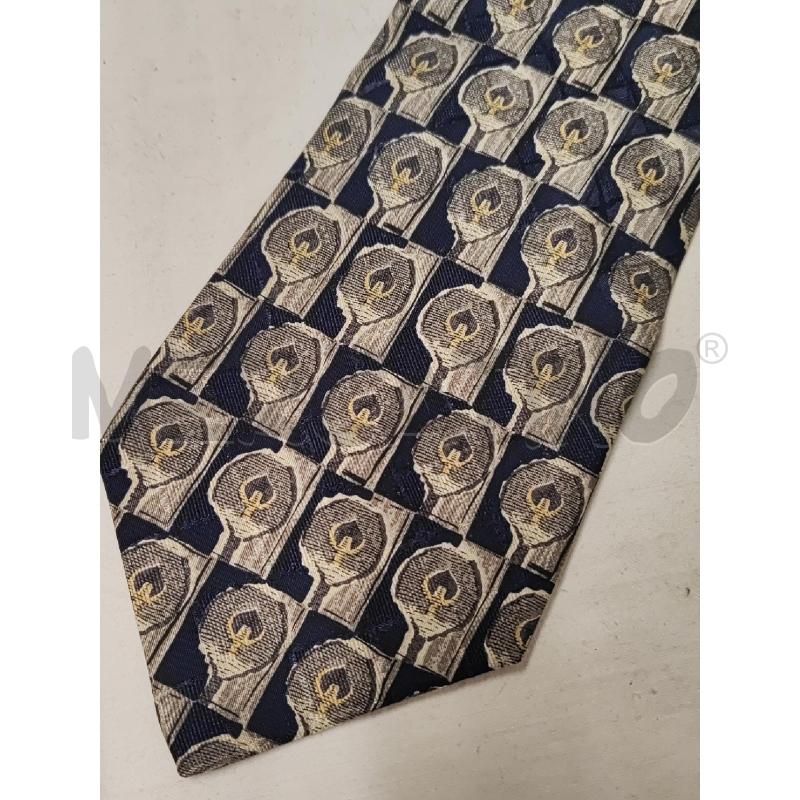 CRAVATTA UNGARO BLU CERCHIO GRIGI | Mercatino dell'Usato Vinci - fraz. sovigliana 3