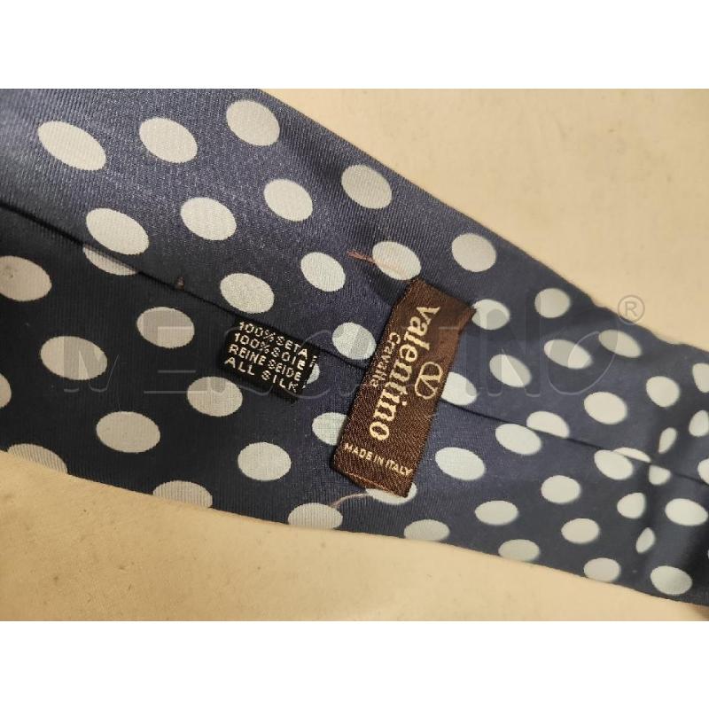 CRAVATTA VALENTINO BLU OVALI AZZURRI | Mercatino dell'Usato Vinci - fraz. sovigliana 4
