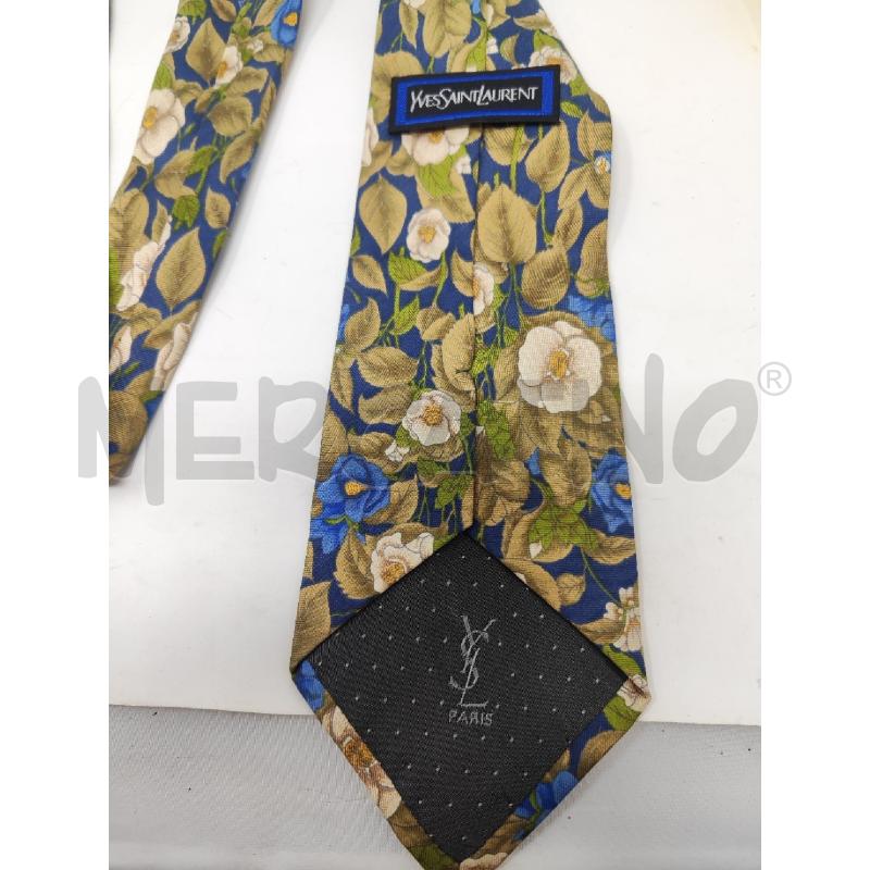 CRAVATTA YVESSAINTLAURENT FLOREALE | Mercatino dell'Usato Vinci - fraz. sovigliana 2