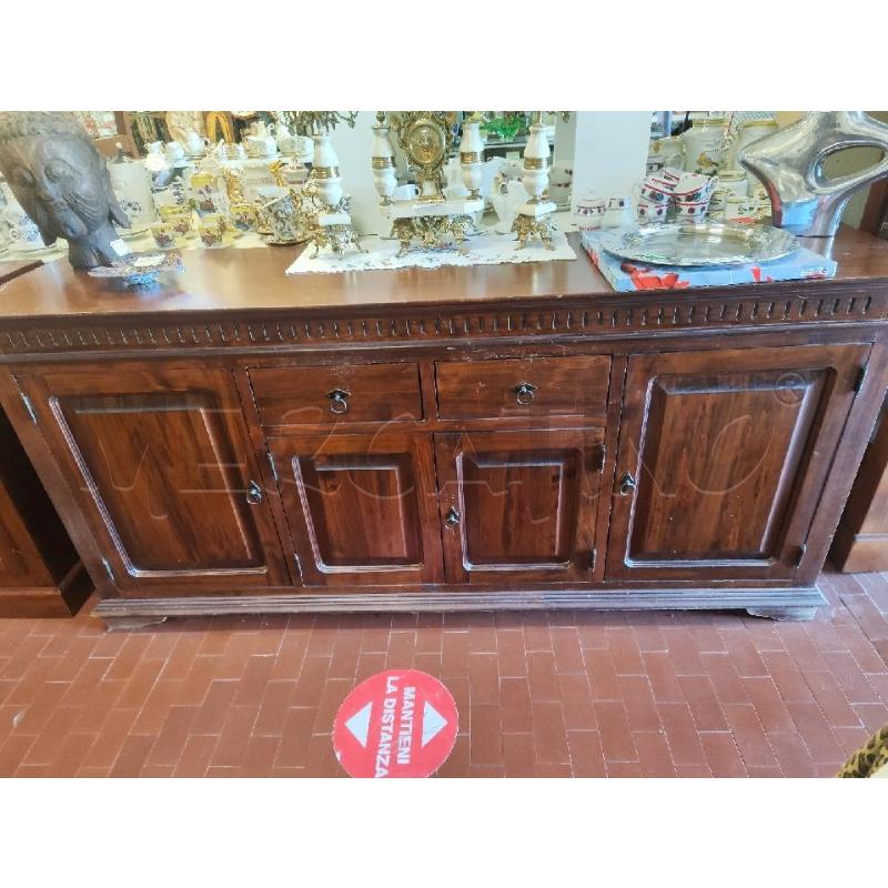 CREDENZA IN STILE 4 ANTE CON 2 CASSETTI | Mercatino dell'Usato Vinci - fraz. sovigliana 1