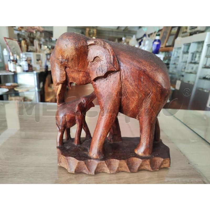 ELEFANTE + ELEFANTINO LEGNO | Mercatino dell'Usato Vinci - fraz. sovigliana 2