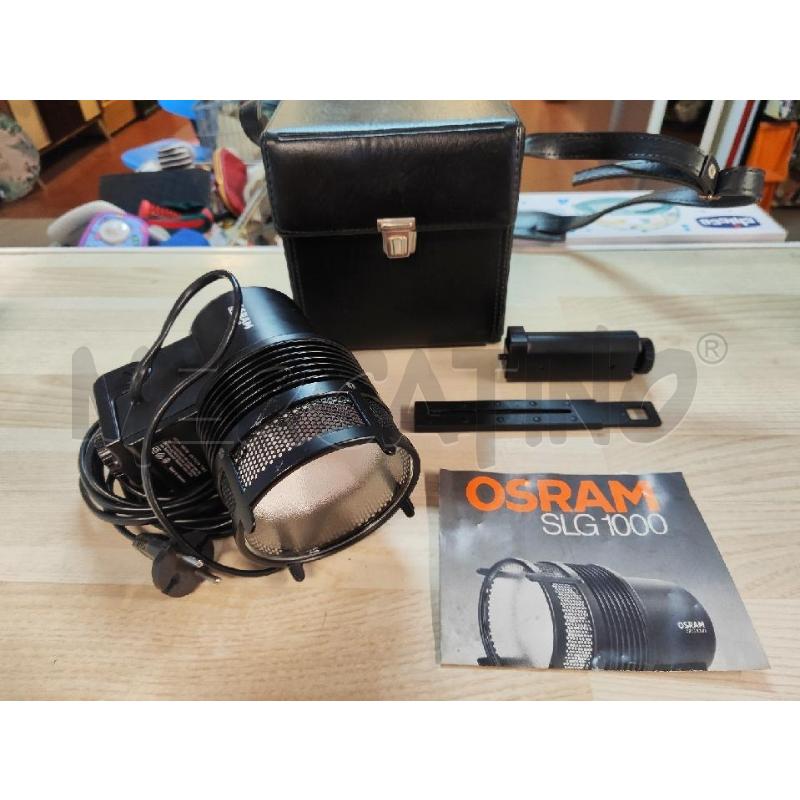 FARETTO OSRAM SLG 1000 X FOTOGRAFIA + BORSA | Mercatino dell'Usato Vinci - fraz. sovigliana 1