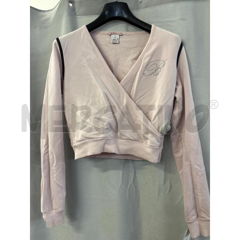 FELPA DONNA BLUMARINE ROSA INCROCIATA TG.L/44/III | Mercatino dell'Usato Vinci - fraz. sovigliana 1