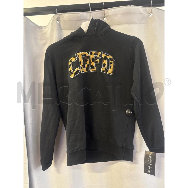 FELPA DONNA COMME  DES FUCKDOWN NERA CAPPUCCIO TG.XS | Mercatino dell'Usato Vinci - fraz. sovigliana 1