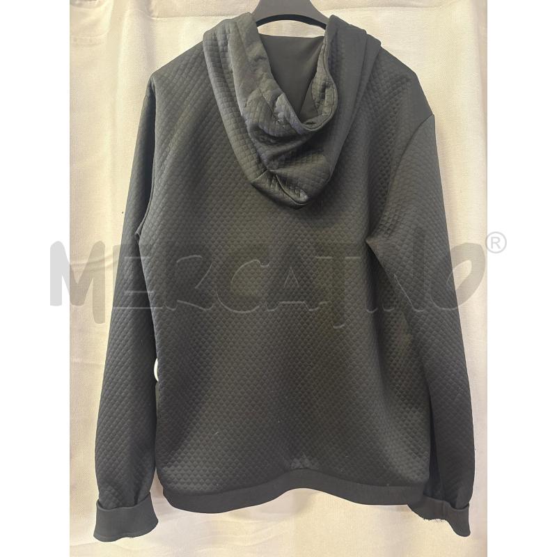 FELPA DONNA EA7 NERA CAPPUCCIO TG.S ZIP | Mercatino dell'Usato Vinci - fraz. sovigliana 3