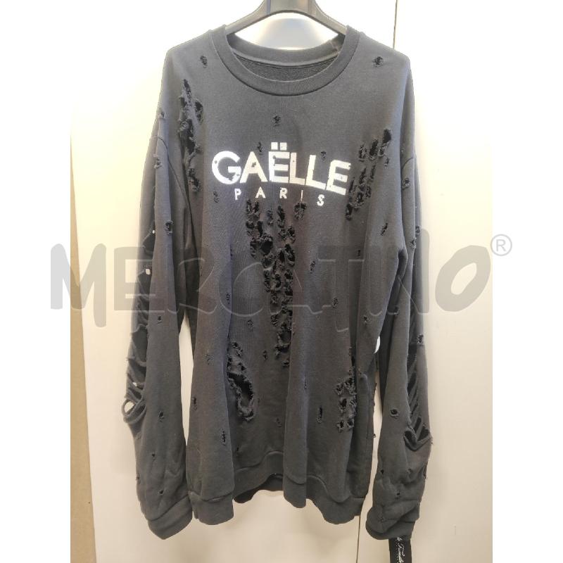 FELPA DONNA GAELLE NERA FORATA TG.XL | Mercatino dell'Usato Vinci - fraz. sovigliana 1