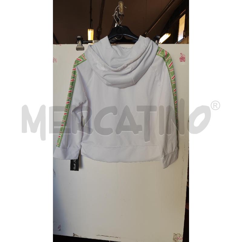 FELPA DONNA INVICTA BIANCA CAPPUCCIO TG.S CORTA | Mercatino dell'Usato Vinci - fraz. sovigliana 2