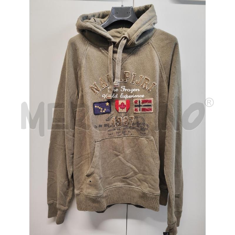 FELPA DONNA NAPAPIJRI VERDE CAPPUCCIO TG.S | Mercatino dell'Usato Vinci - fraz. sovigliana 1