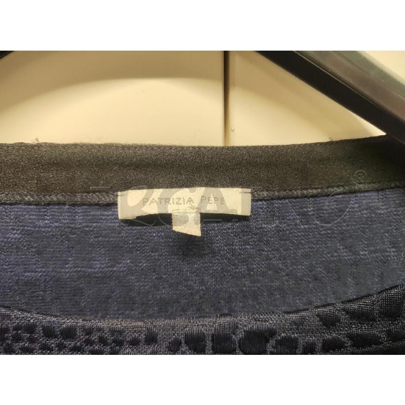 FELPA DONNA PATRIZIA PEPE BLU TG.1 PAILLETTES  | Mercatino dell'Usato Vinci - fraz. sovigliana 2