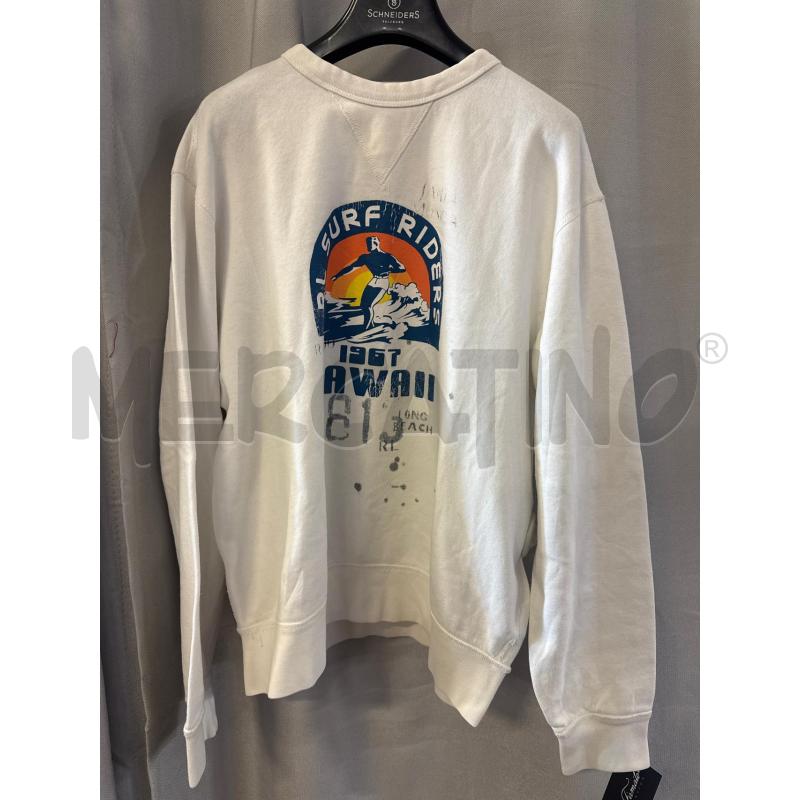 FELPA DONNA POLO RALPH LAUREN BIANCA TG.M PARICOLLO | Mercatino dell'Usato Vinci - fraz. sovigliana 1