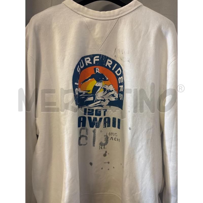 FELPA DONNA POLO RALPH LAUREN BIANCA TG.M PARICOLLO | Mercatino dell'Usato Vinci - fraz. sovigliana 2