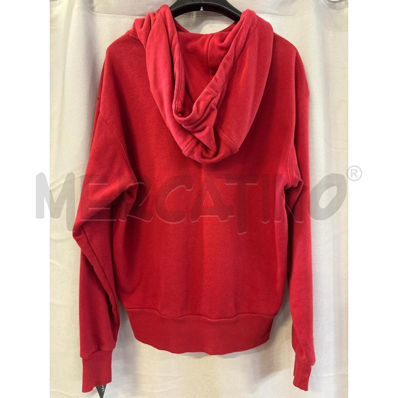 FELPA DONNA SAVE THE DUCK ROSSA CAPPUCCIO TG.S | Mercatino dell'Usato Vinci - fraz. sovigliana 2