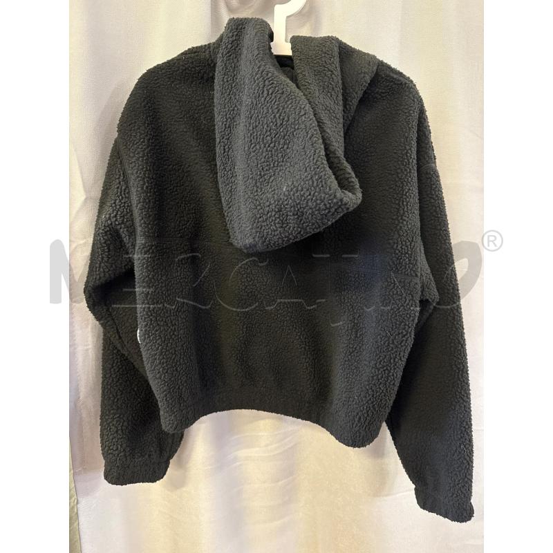 FELPA DONNA TOMMY HILFIGER PILE NERA CAPPUCCIO TG.S | Mercatino dell'Usato Vinci - fraz. sovigliana 2