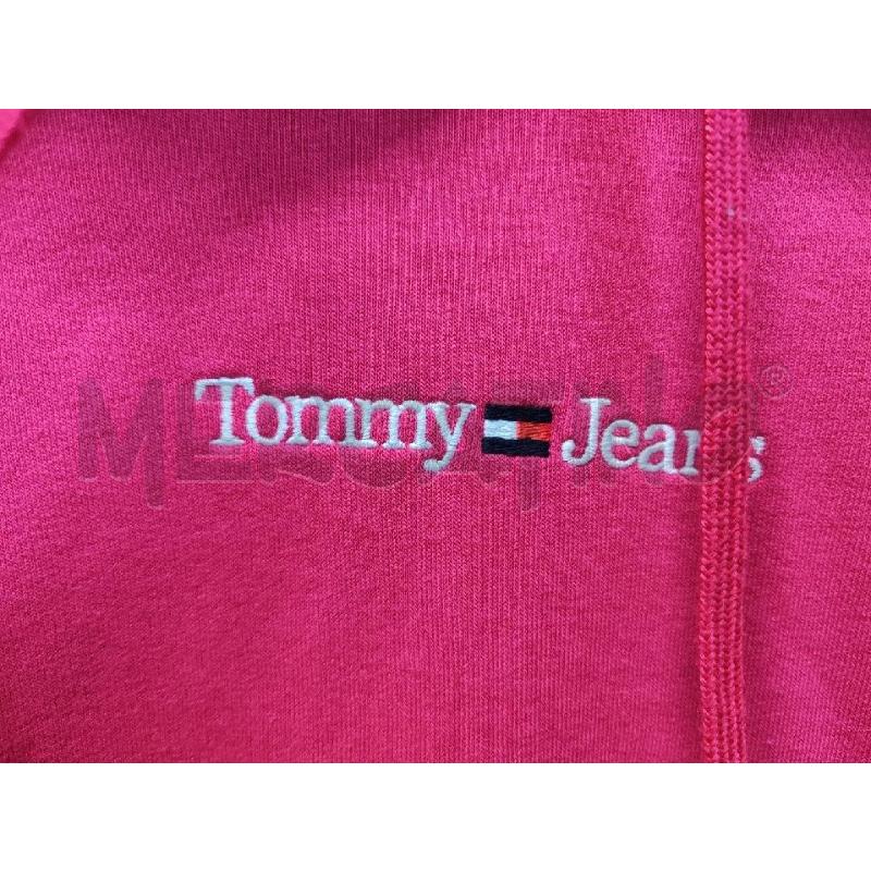 FELPA DONNA TOMMY JEANS ROSA CAPPUCCIO TG.S | Mercatino dell'Usato Vinci - fraz. sovigliana 2