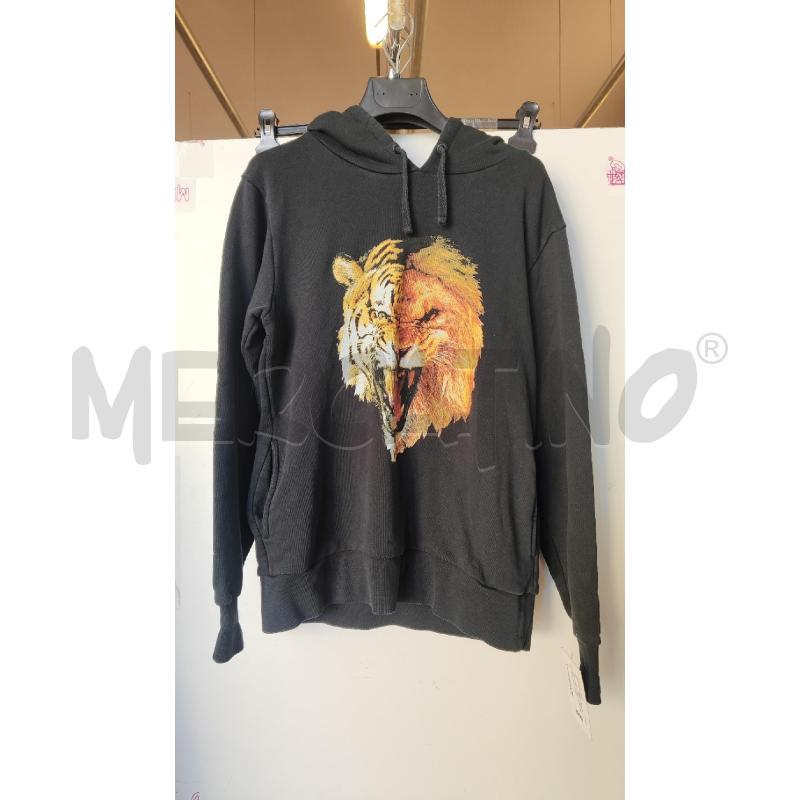 FELPA MARCELO BURLON NERA 1/2 TIGRE 1/2 LEONE TG.12 | Mercatino dell'Usato Vinci - fraz. sovigliana 1