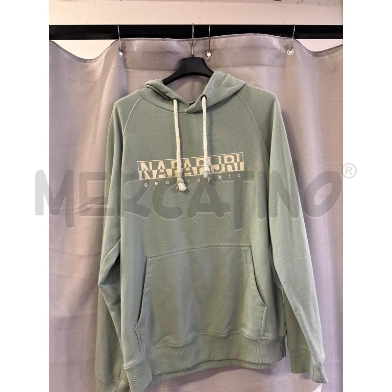 FELPA NAPAPIJRI VERDE CAPPUCCIO TG.XL | Mercatino dell'Usato Vinci - fraz. sovigliana 1