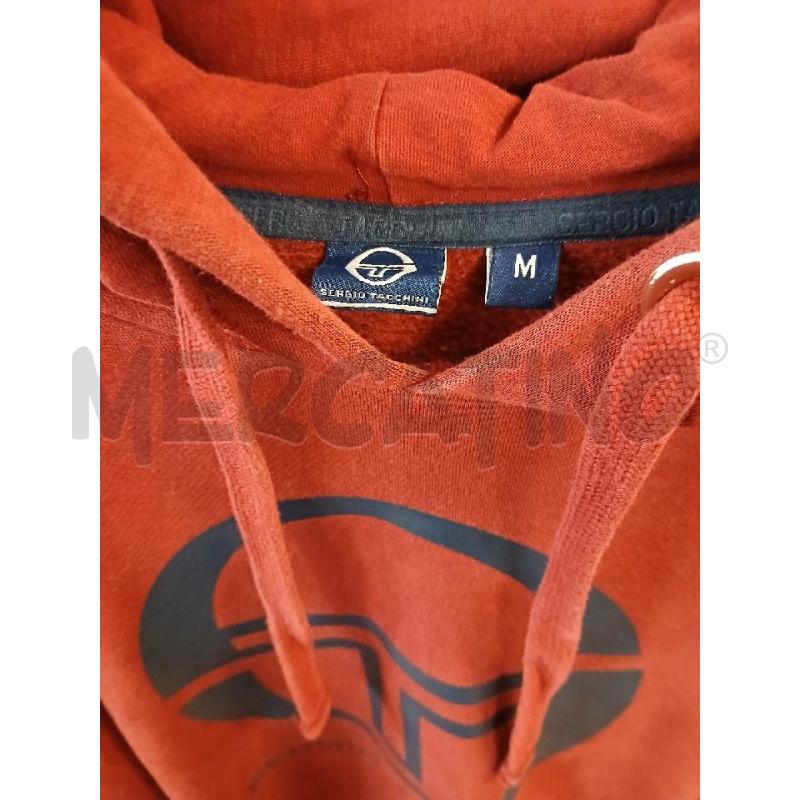 FELPA SERGIO TACCHINI BORDEAUX CAPPUCCIO TG.M | Mercatino dell'Usato Vinci - fraz. sovigliana 2