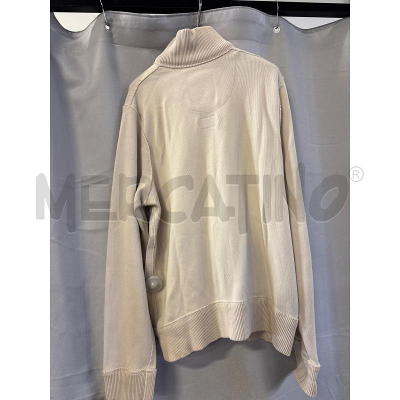 FELPA UOMO ABERCROMBIE PANNA ZIP TG.L | Mercatino dell'Usato Vinci - fraz. sovigliana 2