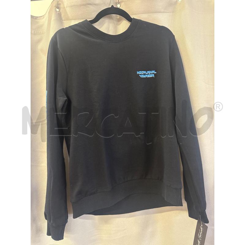 FELPA UOMO BIKKEMBERGS BLU TG.46 SCRITTA MANICA  | Mercatino dell'Usato Vinci - fraz. sovigliana 1