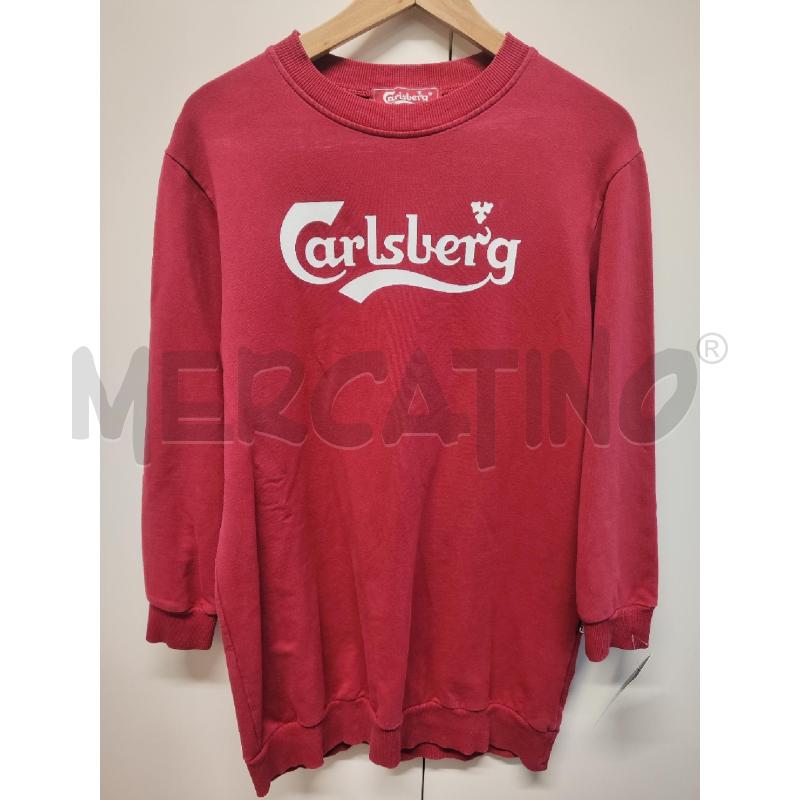 FELPA UOMO CARLSBERG BORDEAUX TG.S PARICOLLO  | Mercatino dell'Usato Vinci - fraz. sovigliana 1
