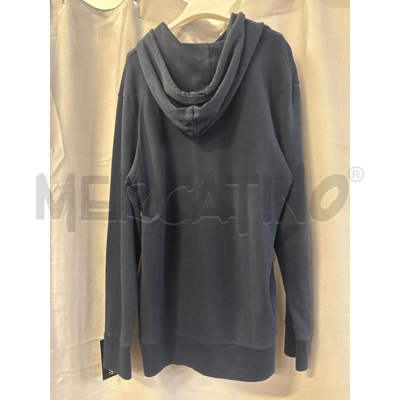 FELPA UOMO LEVIS BLU CAPPUCCIO TG.L | Mercatino dell'Usato Vinci - fraz. sovigliana 3