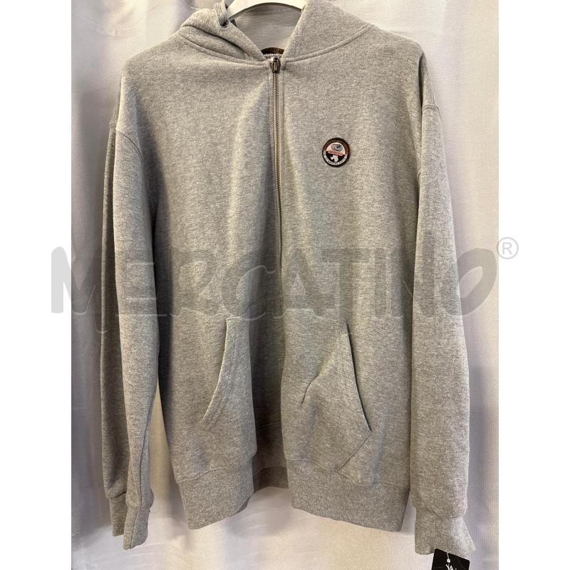 FELPA UOMO NAPAPIJRI GRIGIA CAPPUCCIO TG.XL | Mercatino dell'Usato Vinci - fraz. sovigliana 1