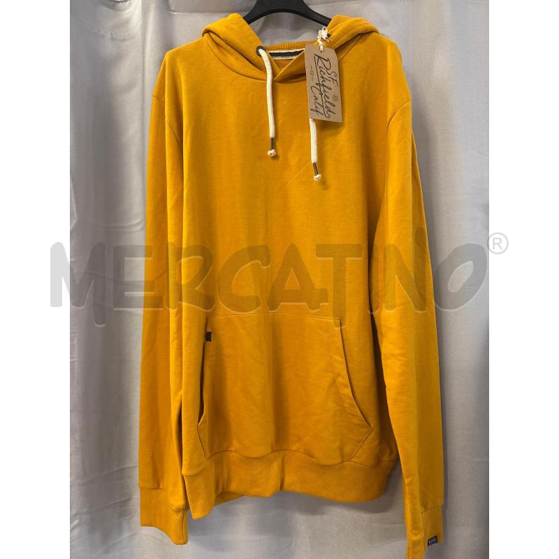 FELPA UOMO RICHFIELD GIALLA CAPPUCCIO NUOVA TG.XXL | Mercatino dell'Usato Vinci - fraz. sovigliana 1