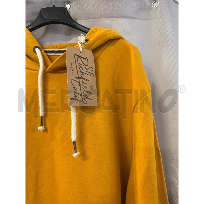 FELPA UOMO RICHFIELD GIALLA CAPPUCCIO NUOVA TG.XXL | Mercatino dell'Usato Vinci - fraz. sovigliana 2