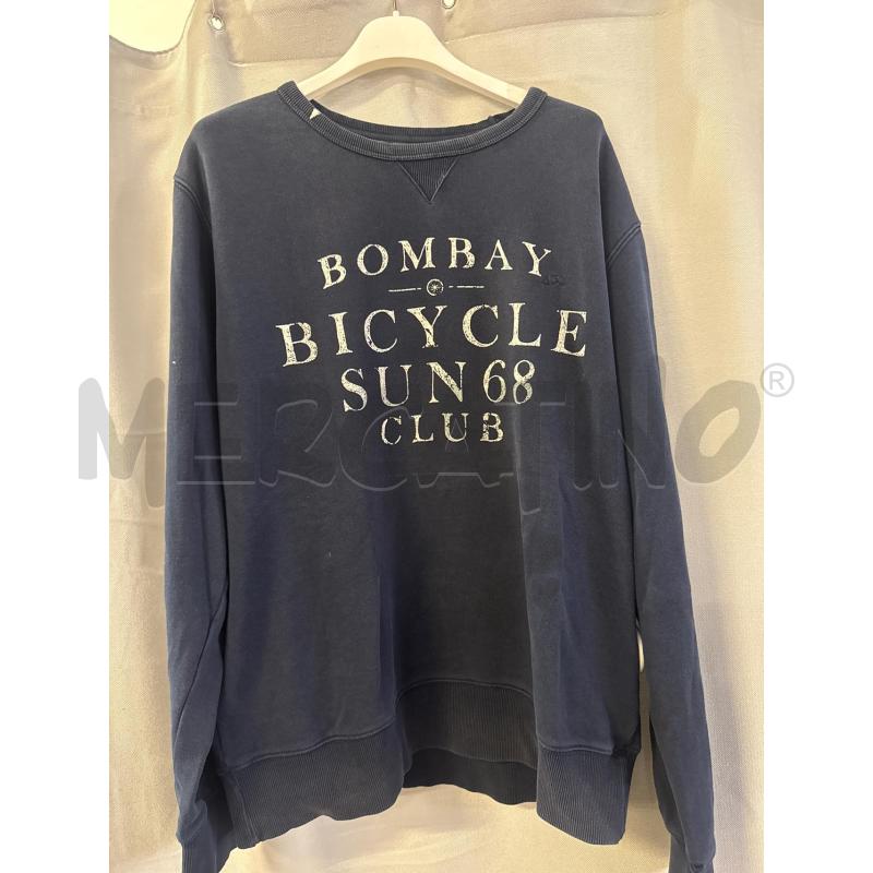 FELPA UOMO SUN68 BLU PARICOLLO TG.L | Mercatino dell'Usato Vinci - fraz. sovigliana 1