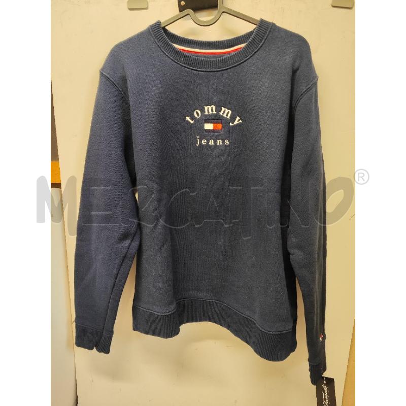 FELPA UOMO TOMMY HILFIGER BLU TG.L PARICOLLO | Mercatino dell'Usato Vinci - fraz. sovigliana 1