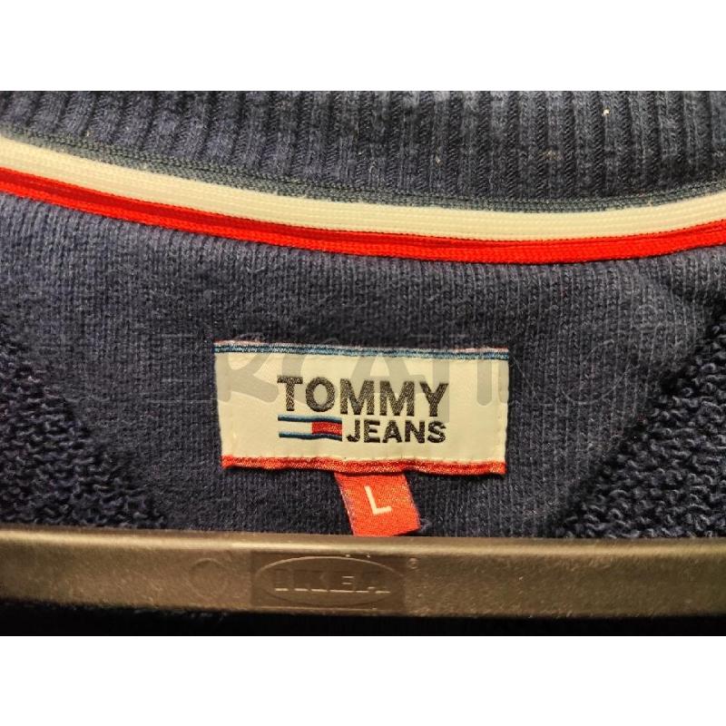FELPA UOMO TOMMY HILFIGER BLU TG.L PARICOLLO | Mercatino dell'Usato Vinci - fraz. sovigliana 2