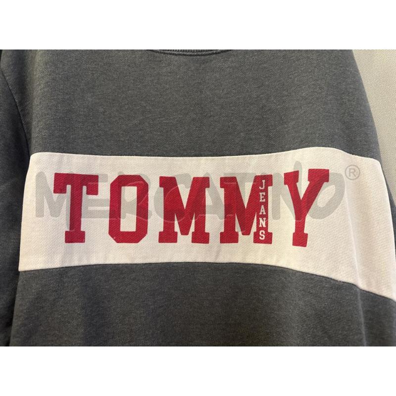 FELPA UOMO TOMMY JEANS GRIGIA TG.M PARICOLLO | Mercatino dell'Usato Vinci - fraz. sovigliana 2