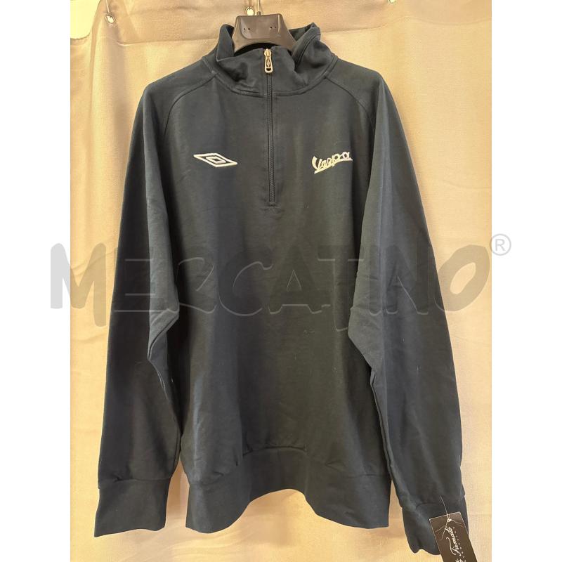FELPA UOMO VESPA BLU 1/2 ZIP TG.XL | Mercatino dell'Usato Vinci - fraz. sovigliana 1