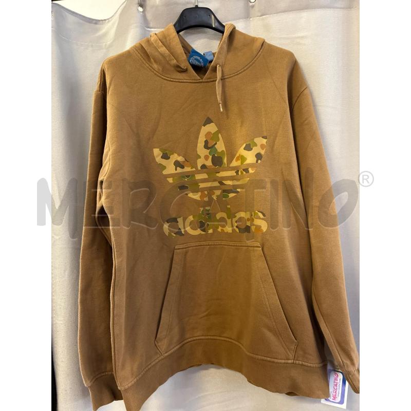 FELPA UOMO # ADIDAS BEIGE CAPPUCCIO TG.M | Mercatino dell'Usato Vinci - fraz. sovigliana 1