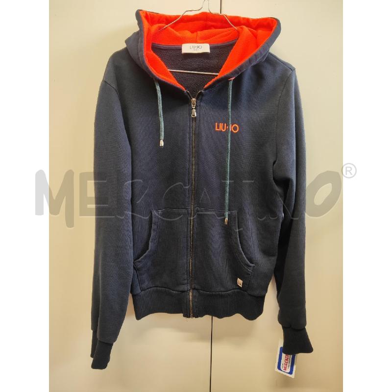 FELPA UOMO # LIU JO BLU CAPPUCCIO TG.S | Mercatino dell'Usato Vinci - fraz. sovigliana 1