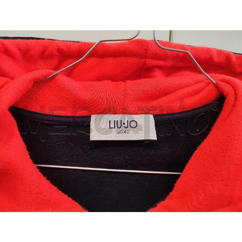 FELPA UOMO # LIU JO BLU CAPPUCCIO TG.S | Mercatino dell'Usato Vinci - fraz. sovigliana 2