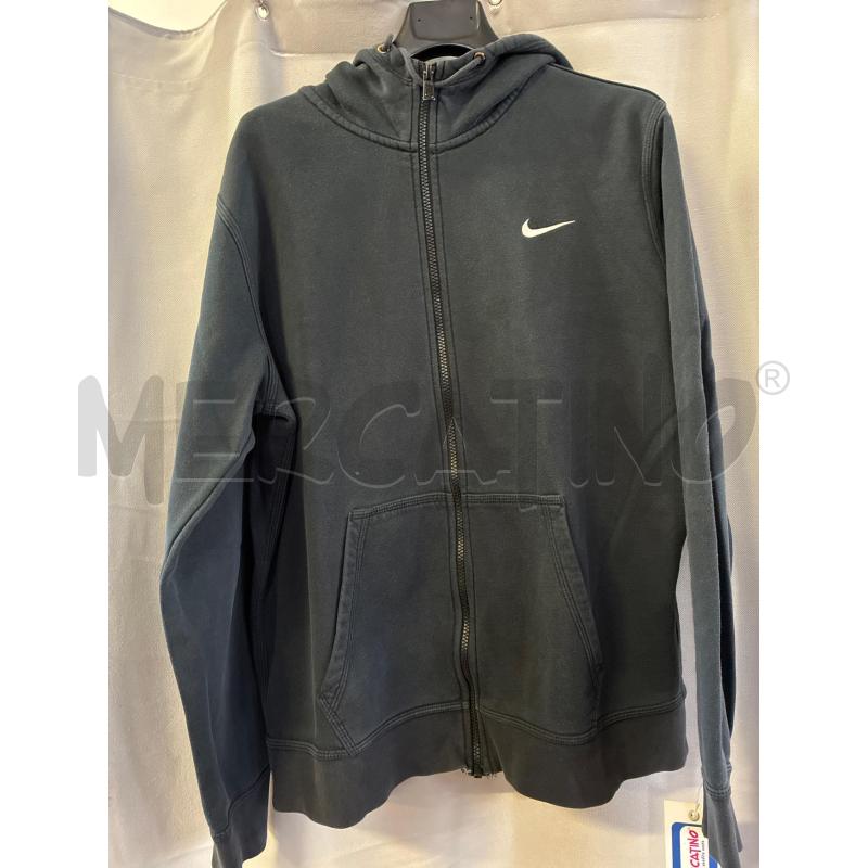 FELPA UOMO # NIKE NERA CAPPUCCIO ZIP TG.L | Mercatino dell'Usato Vinci - fraz. sovigliana 1