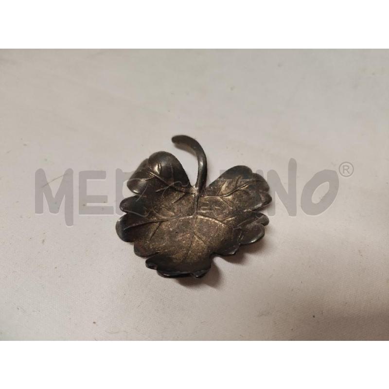 FOGLIOLINA + PORTA PASTIGLIE ARGENTATA | Mercatino dell'Usato Vinci - fraz. sovigliana 3