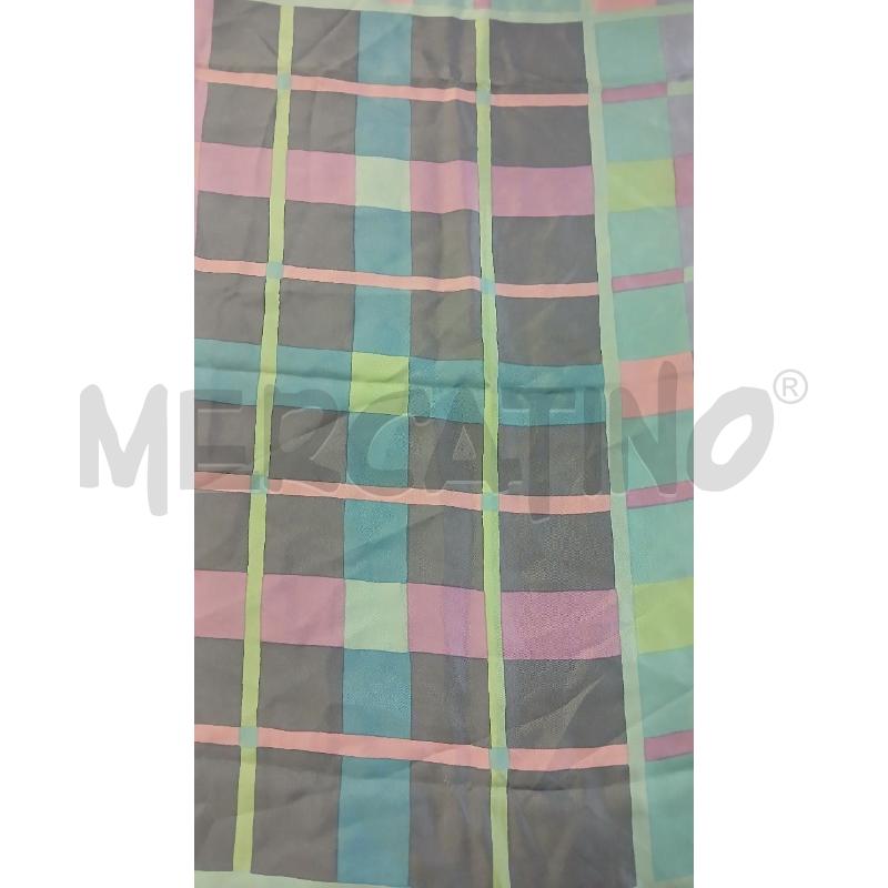 FOULARD KEN SCOTT QUADRI AZZURRI LILLA 85X85 | Mercatino dell'Usato Vinci - fraz. sovigliana 3